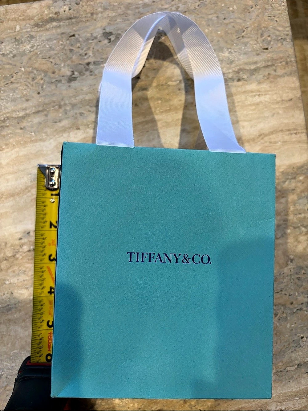 Tiffany & Co. Mini Gift Bag Packaging Blue